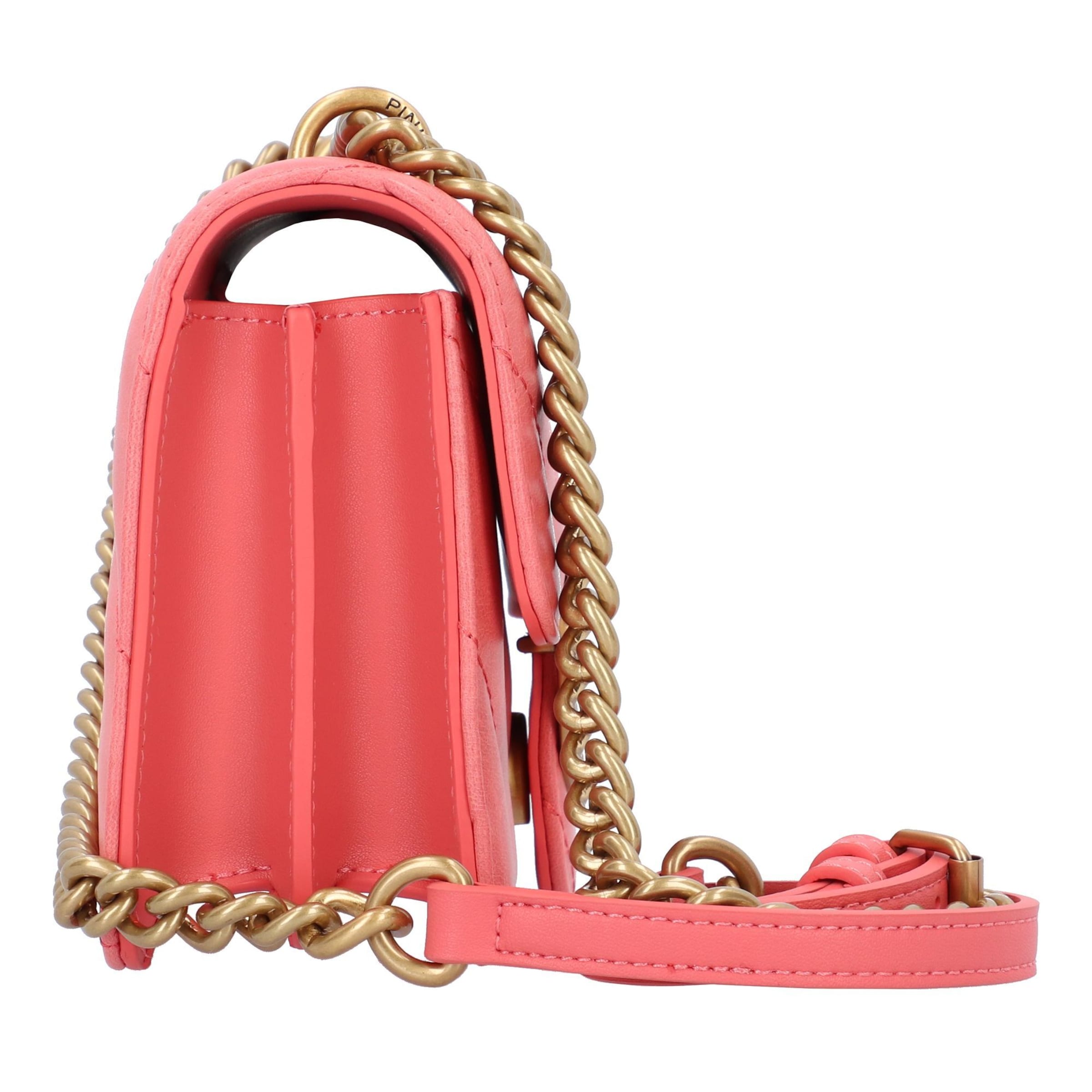 Borsa a tracolla 'Love One' di PINKO in arancione