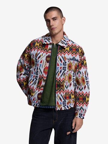 Desigual Between-season jacket in Mixed colours: front