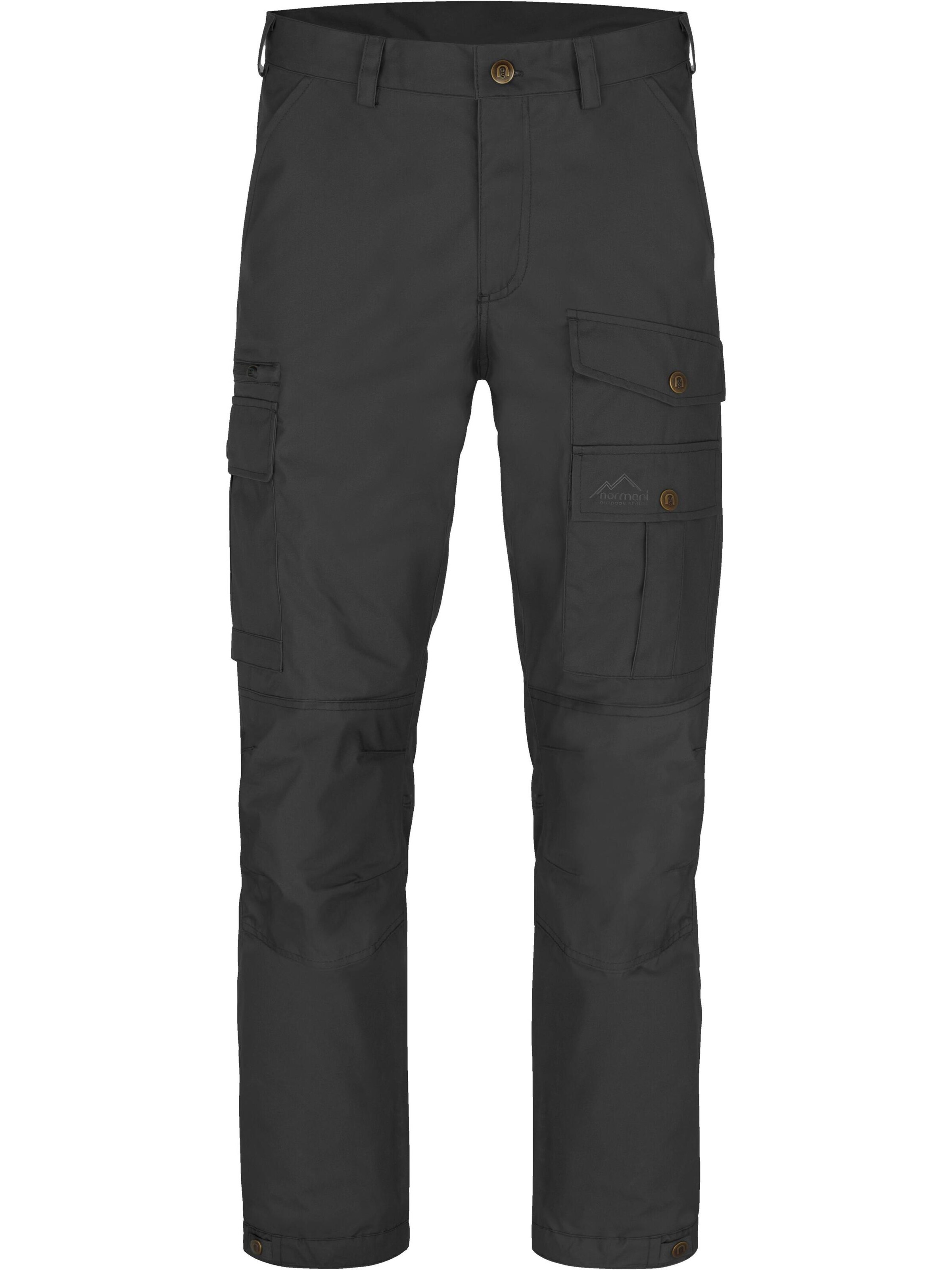 normani Regular Outdoorhose 'Leviathan' in Grau: Vorderseite