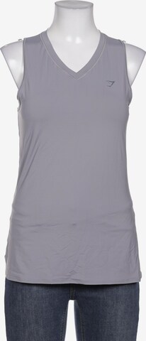 GYMSHARK Top & Shirt in M in Grey: front