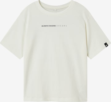 balta NAME IT Marškinėliai 'NKMNELSON': priekis