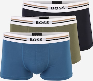 BOSS - Calzoncillo boxer 'Responsible' en azul: frente