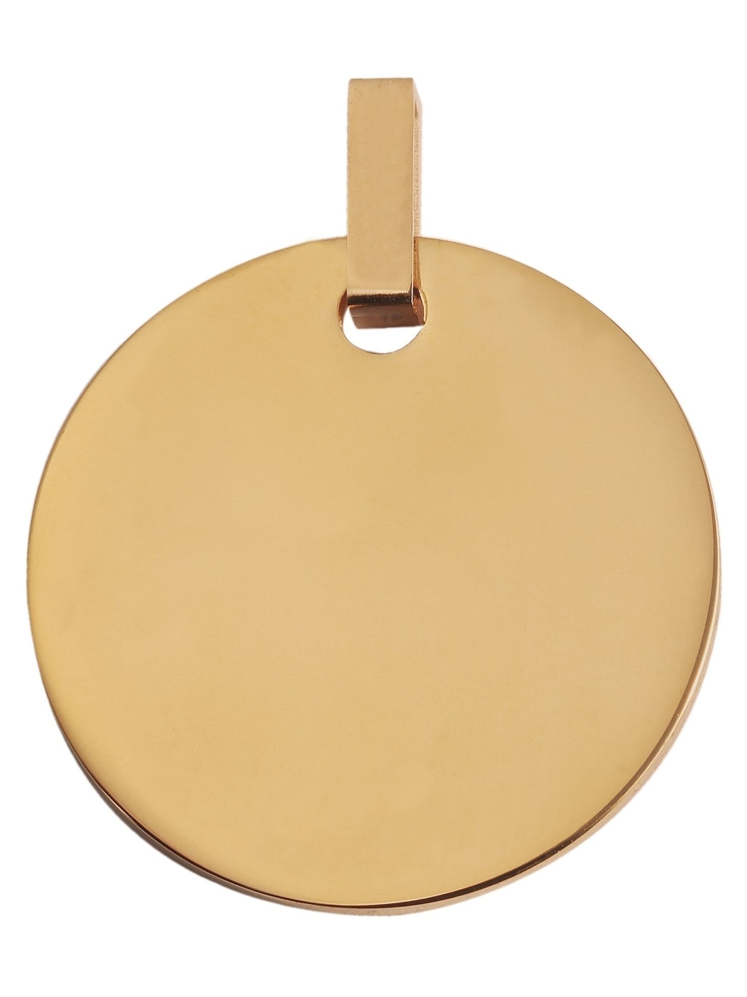 Akzent Anhänger 'Ramin, langlebig'‌‌‌‌‌ in Gold: Vorderseite