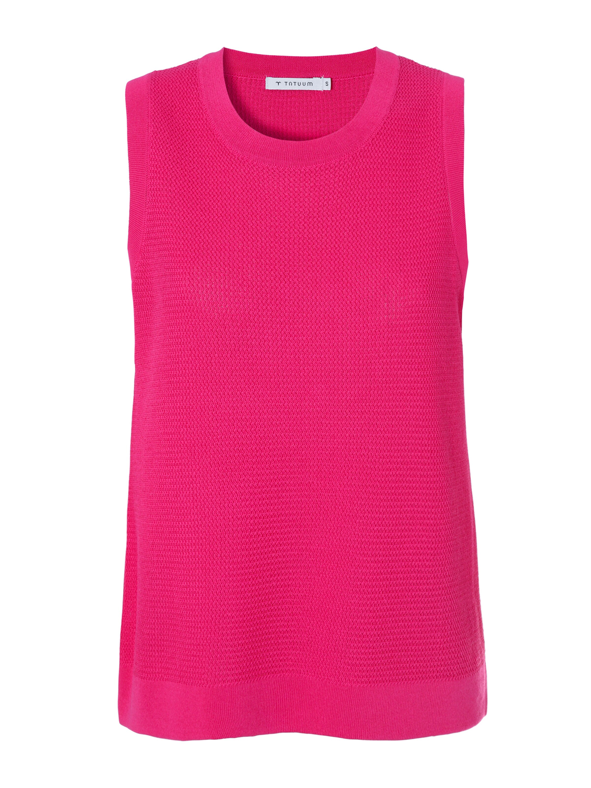 TATUUM Вязаная жилетка 'FAYA' в Ярко-розовый: спереди