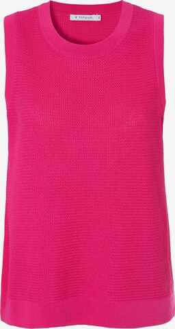 TATUUM Knitted vest 'FAYA' in Pink: front
