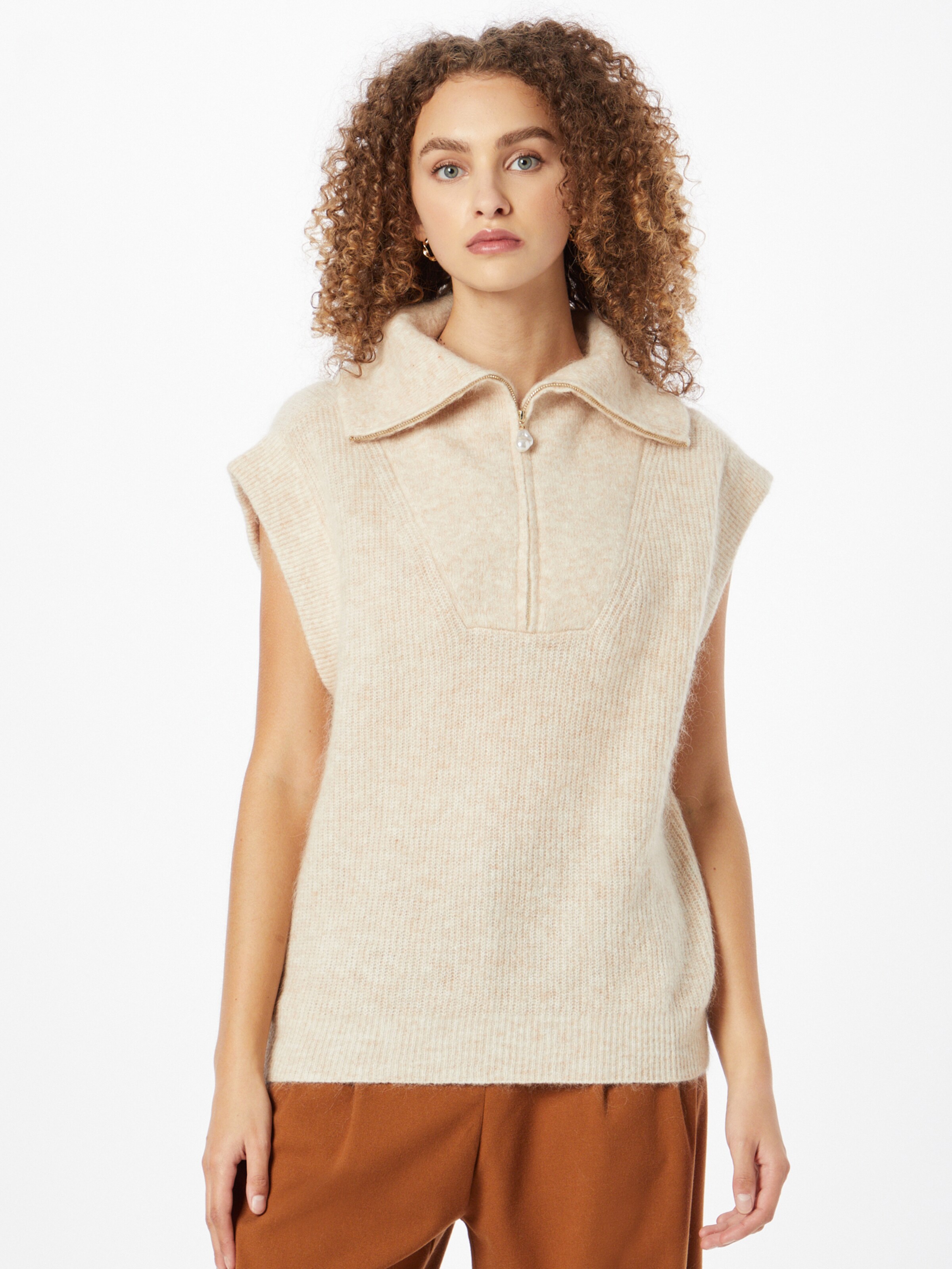 Frauen Pullover & Strick CATWALK JUNKIE Pullover 'LENA' in Beige - PS74302 Frauen Pullover & Strick CATWALK JUNKIE Pullover 'LENA' in Beige - PS74302