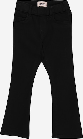 juoda Only Mini Kliošinis Džinsai 'KMGRAIN': priekis