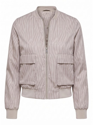 Zhrill Between-Season Jacket 'ZHJULIE AOP' in Beige: front
