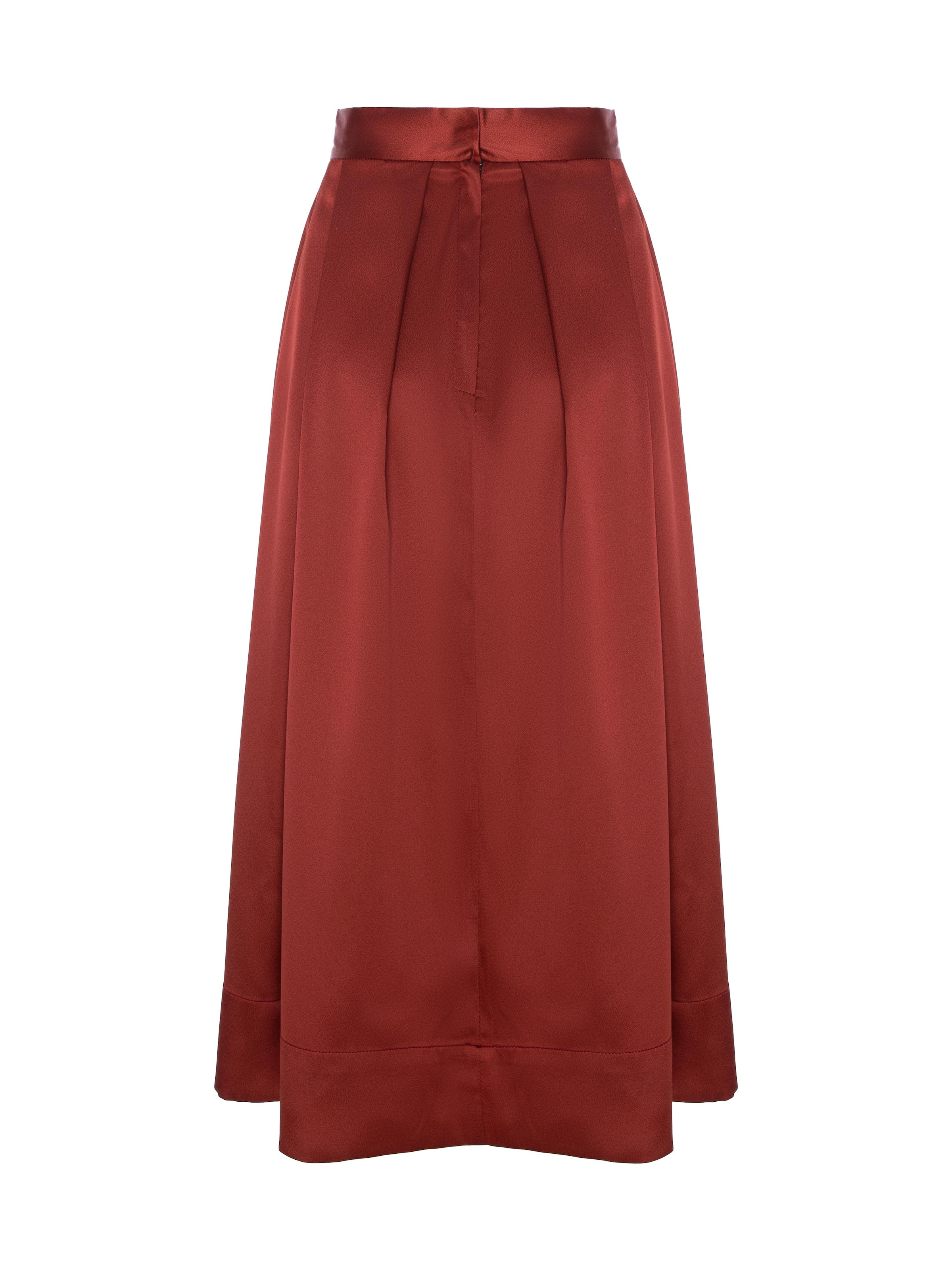 Jupe acob a porter en marron