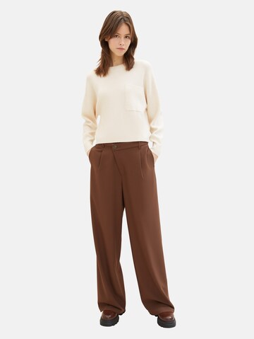 TOM TAILOR DENIM Pullover in Beige