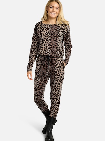 Haut ' ALMA-LS ' Liberte Essentiel en marron