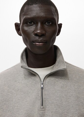 MANGO MAN Sweatshirt 'Portellp' in Grey