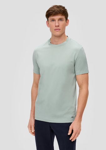 T-Shirt s.Oliver BLACK LABEL en vert : devant