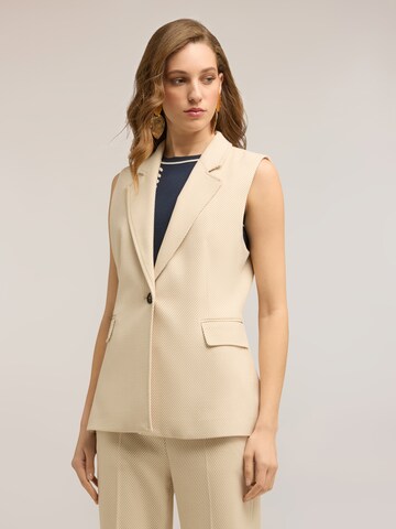 Gilet MOTIVI en beige