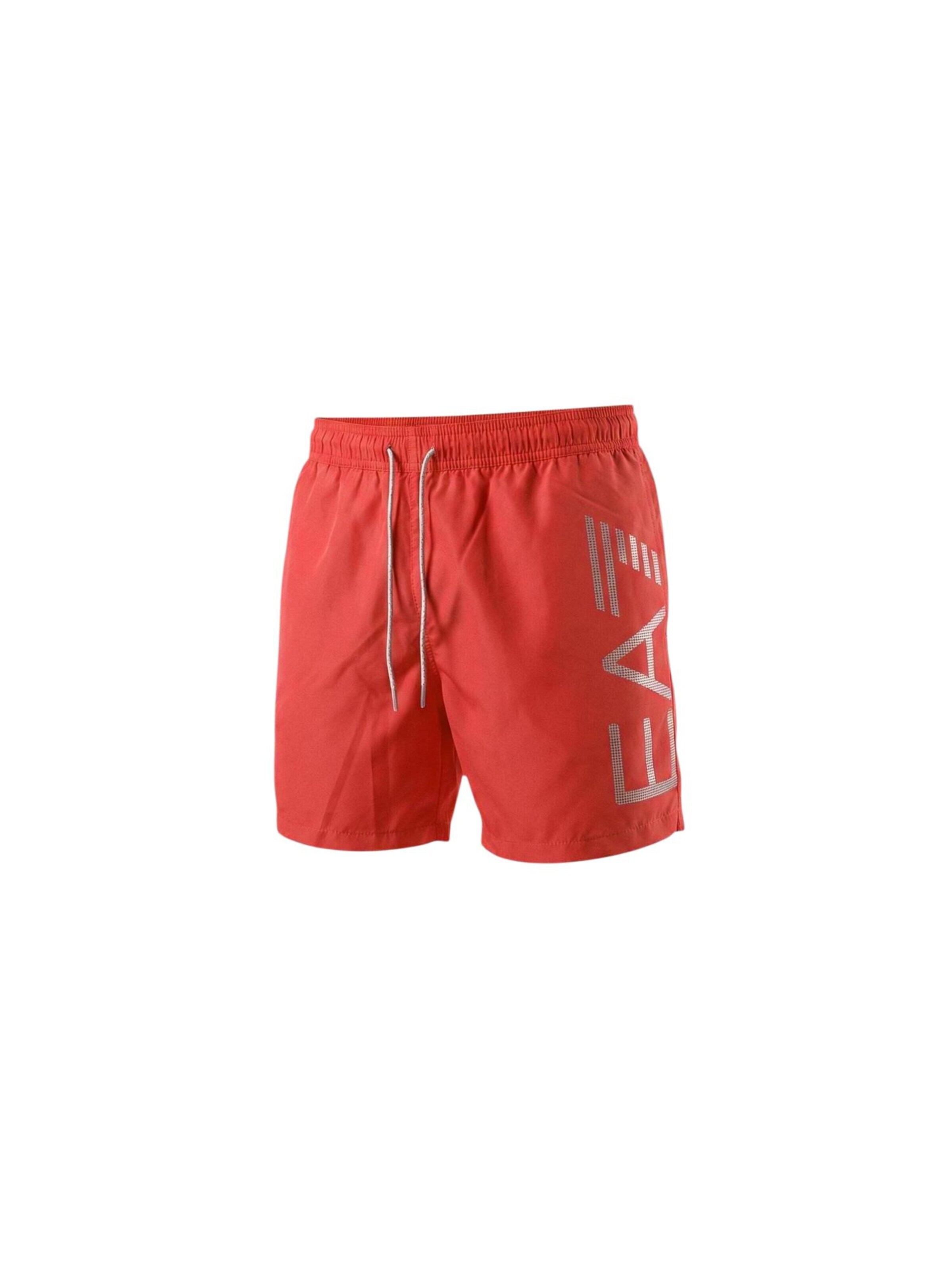 Pantaloncini da bagno '7M002001 AF14497' di EA7 Emporio Armani in rosso: frontale