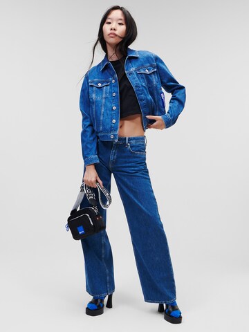 KARL LAGERFELD JEANS Póló - fekete