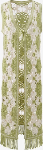 usha FESTIVAL Gebreide bodywarmer in Beige: voorkant