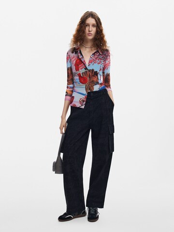 Desigual Loosefit Broek in Zwart