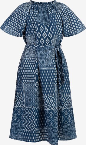 DREIMASTER Kleid in Blau: predná strana