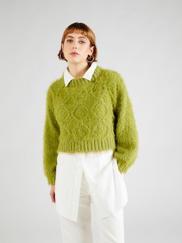 Pullover di GLAMOROUS in verde: frontale