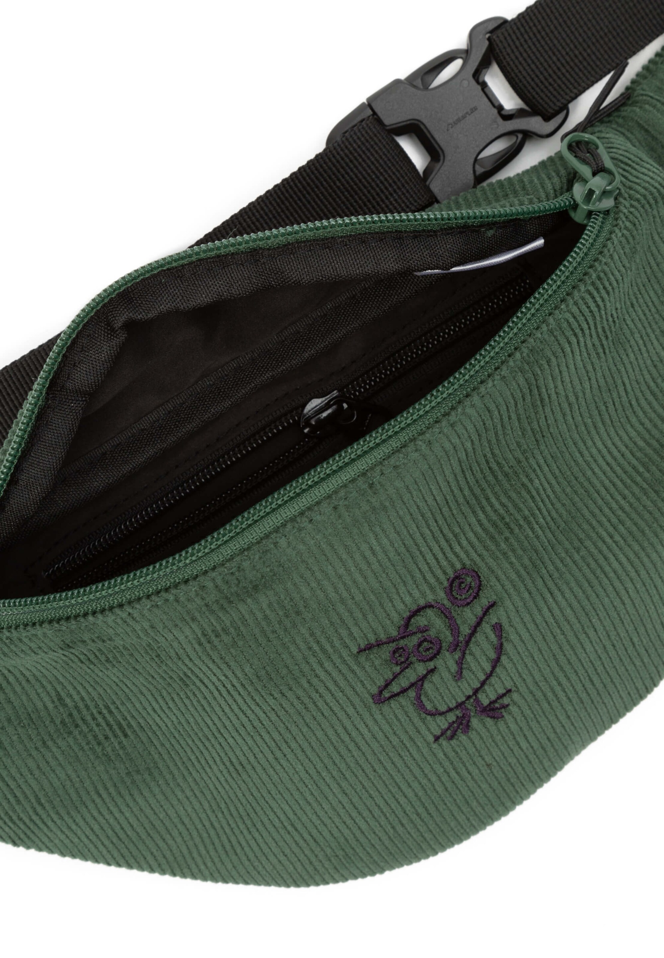 Cleptomanicx Gürteltasche 'Sketched Gull' in Grün