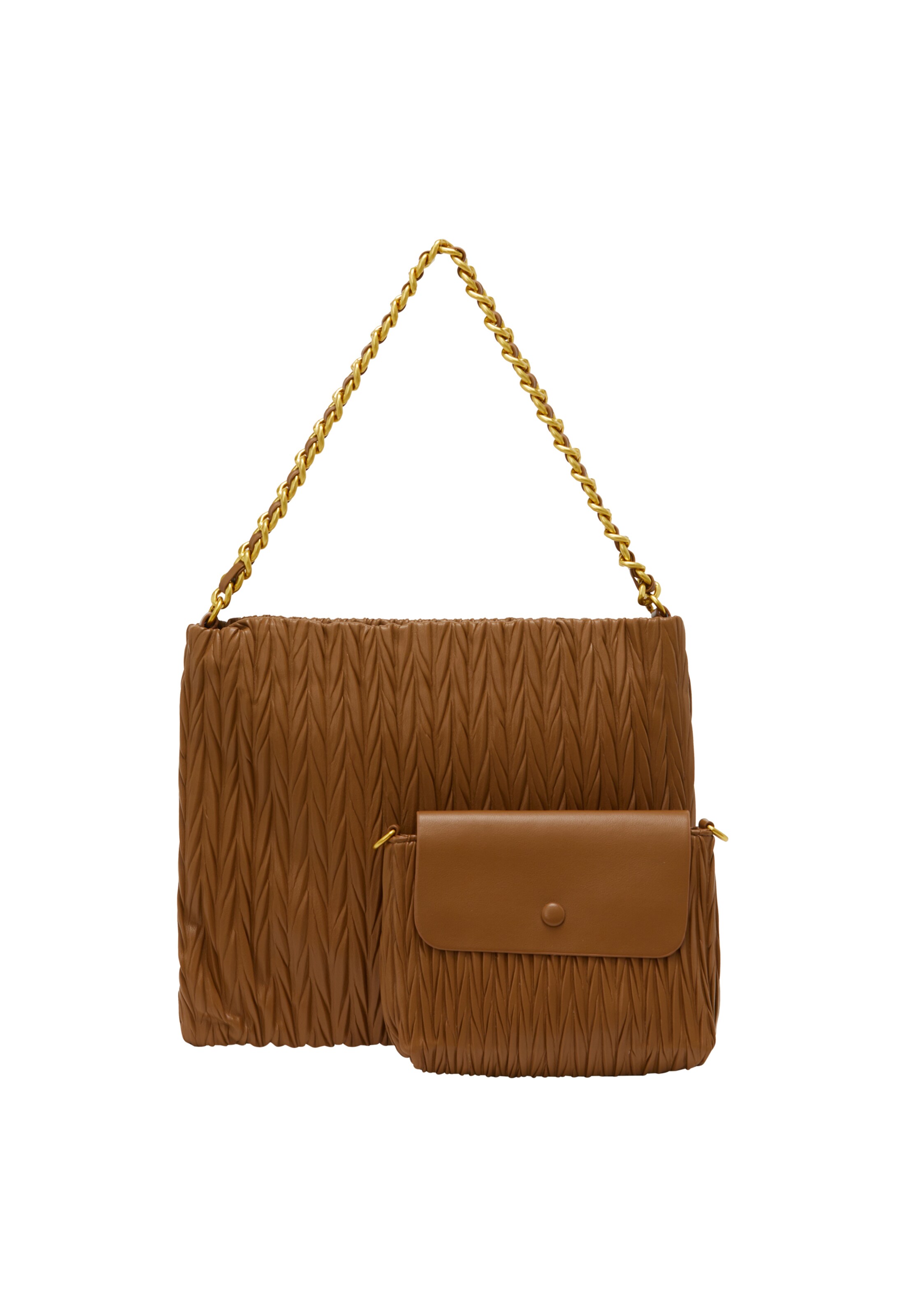 brūns faina Pleca soma: no priekšpuses