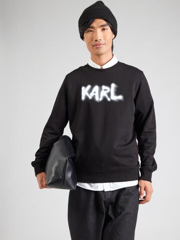 Karl Lagerfeld Sweatshirt in Schwarz: Vorderseite
