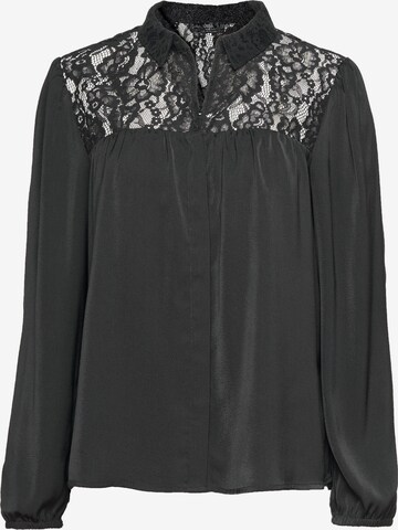 Le Temps Des Cerises Blouse 'ARIELLE' in Black: front