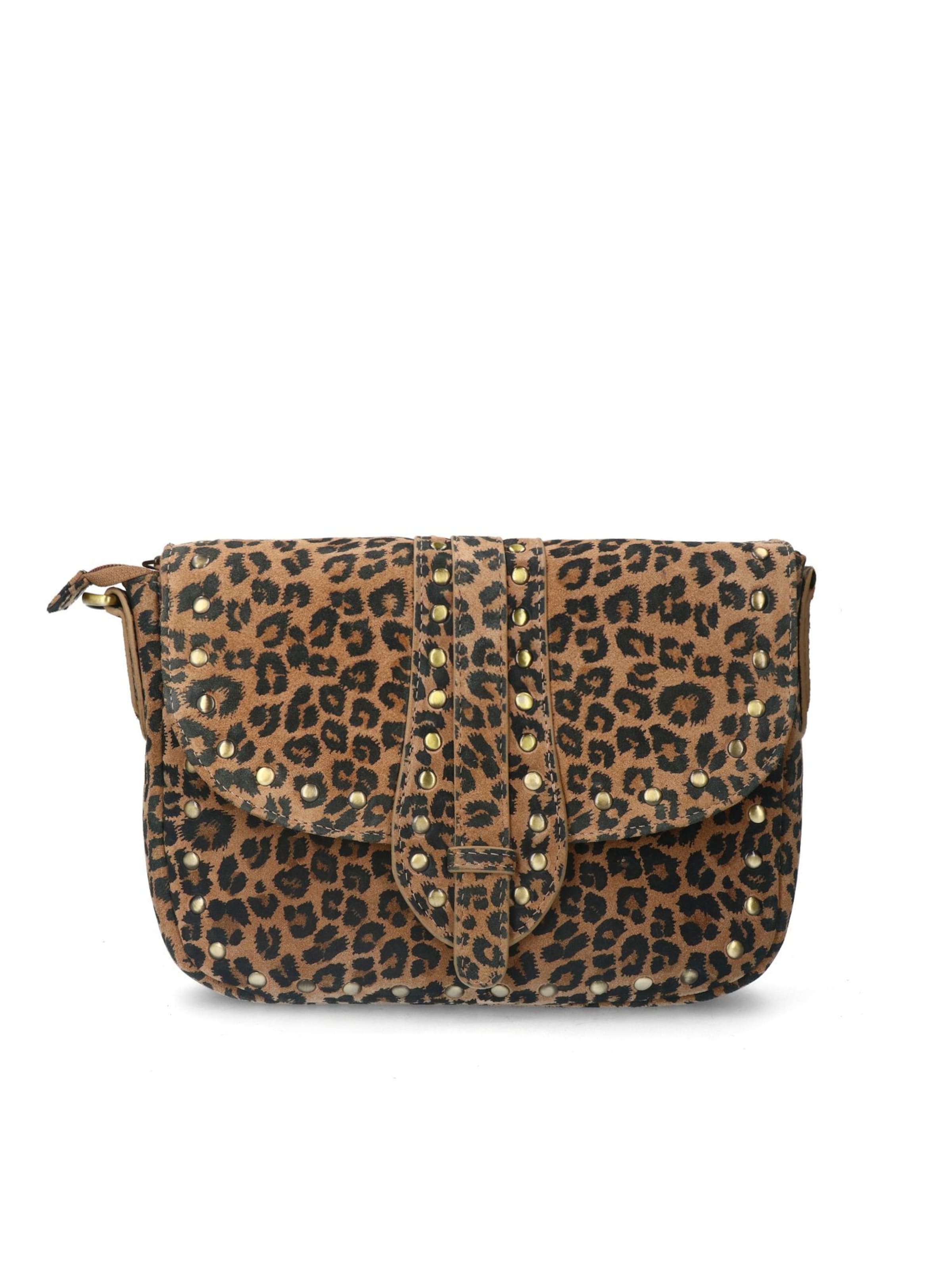 MANFIELD Crossbody Bag in Brown: front