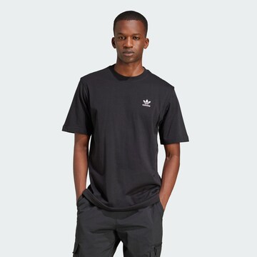 T-Shirt 'Trefoil Essentials' ADIDAS ORIGINALS en noir : devant