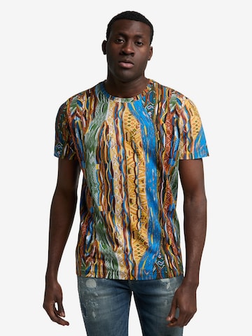 T-Shirt Carlo Colucci en mélange de couleurs : devant