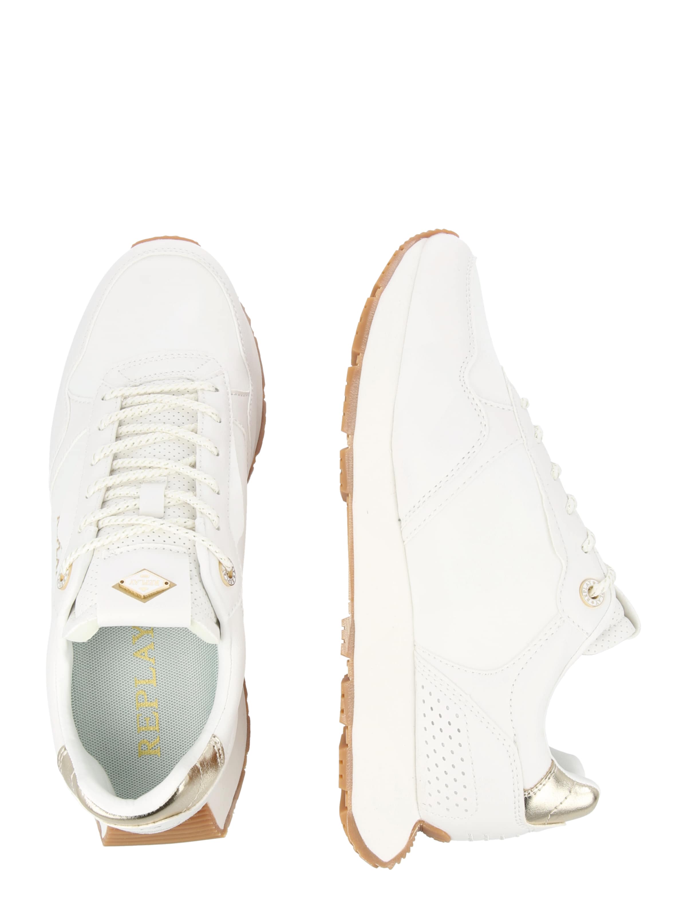 Baskets basses 'AVALAN SUN' REPLAY en blanc