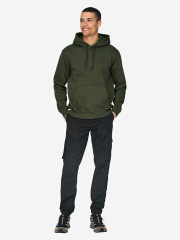 Only & Sons Sweatshirt 'Connor' in Green