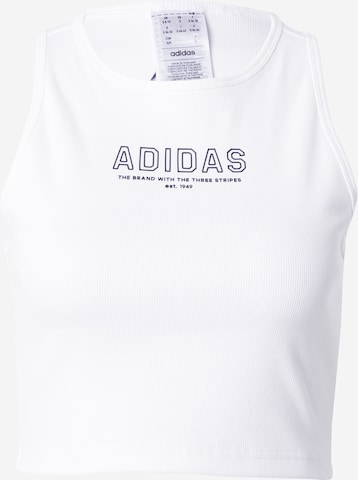 ADIDAS SPORTSWEAR Sports top 'Last Days Of Summer ' in White: front