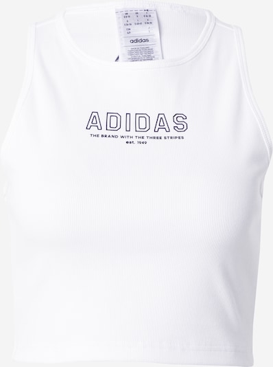 éjkék / fehér ADIDAS SPORTSWEAR Sport top 'Last Days Of Summer ', Termék nézet