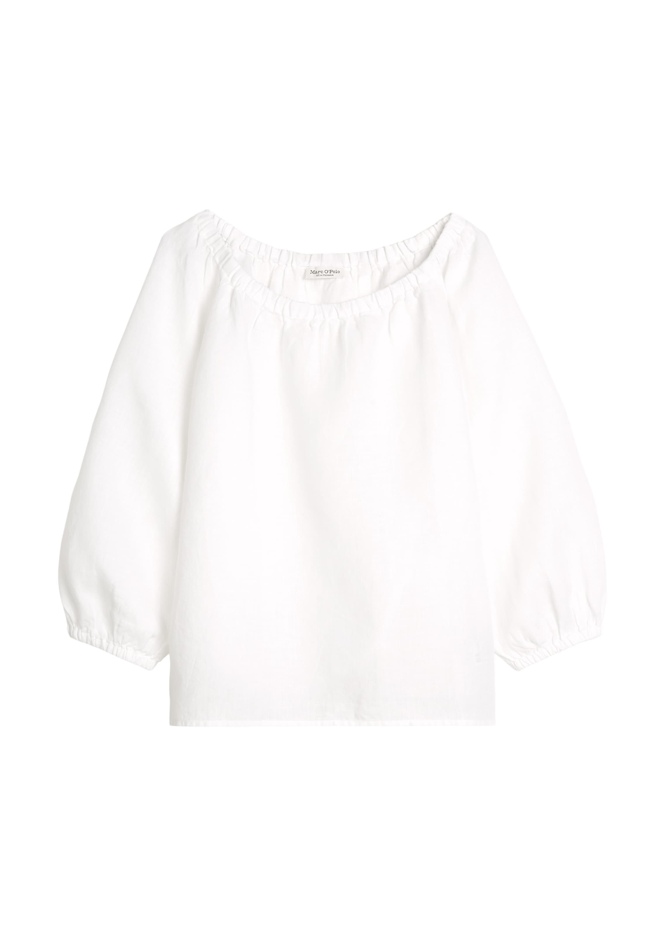 Marc O'Polo Blouse in Wit: voorkant