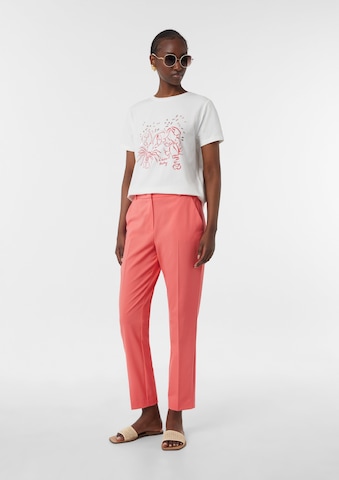 COMMA Regular Trousers in Orange