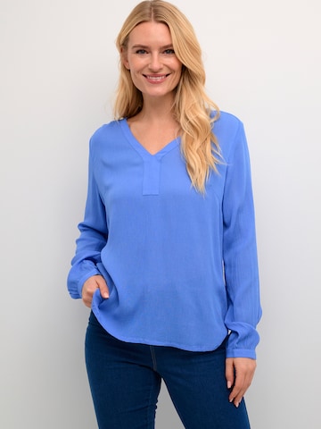 Kaffe Blouse 'Amber' in Blauw: voorkant