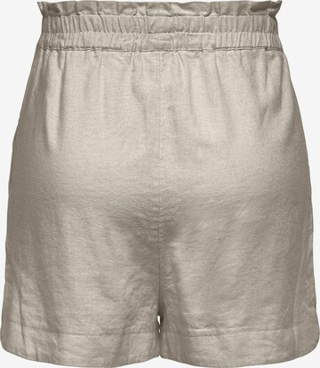 ONLY Regular Trousers 'Caro' in Beige