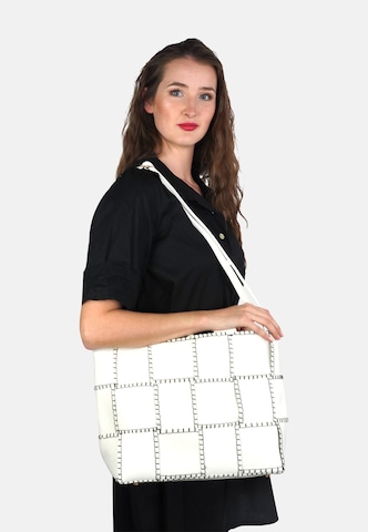 HARPA Handbag 'UMA' in White: front