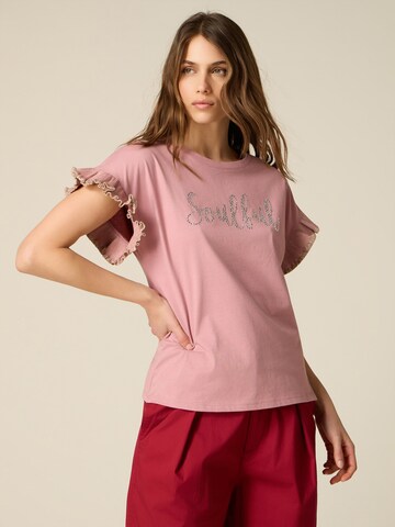 Maglietta di oltre in rosa