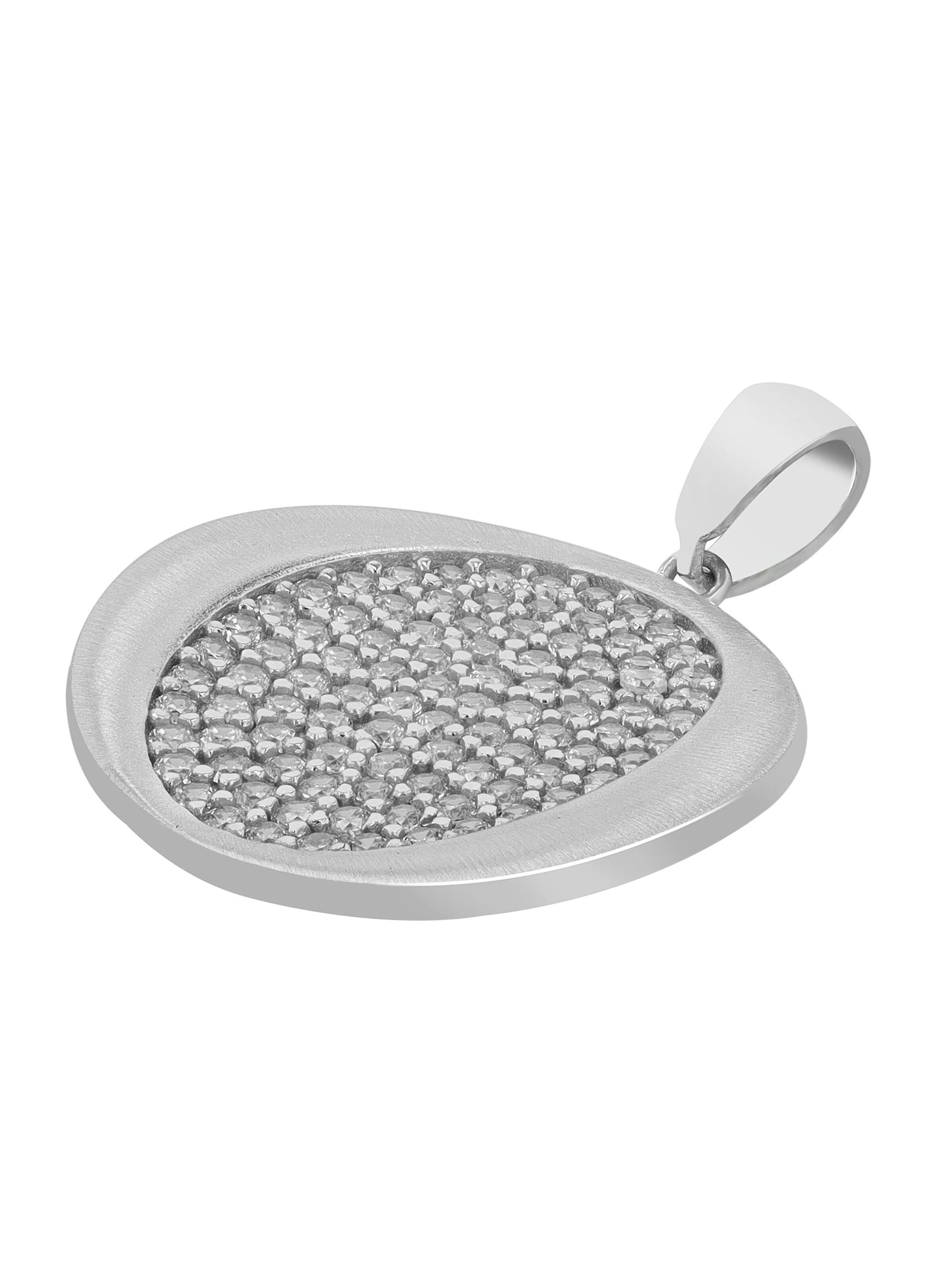 Akzent Pendant '"Sariah" aus 925 Sterlingsilber, rhodiniert, langlebig' in Silver: front