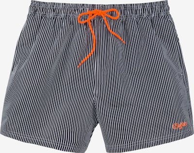 BUFFALO Kupaće hlače u narančasta / crna / bijela, Pregled proizvoda