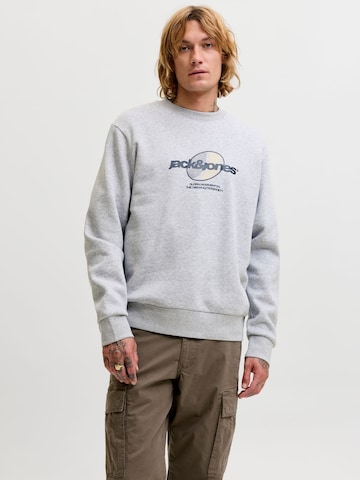 Felpa 'JCOCLUB BRANDING' di JACK & JONES in grigio: frontale