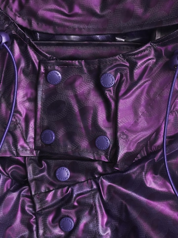 THE ODDS Functionele mantel 'Print Raincoat/ LMTD edition' in Zwart