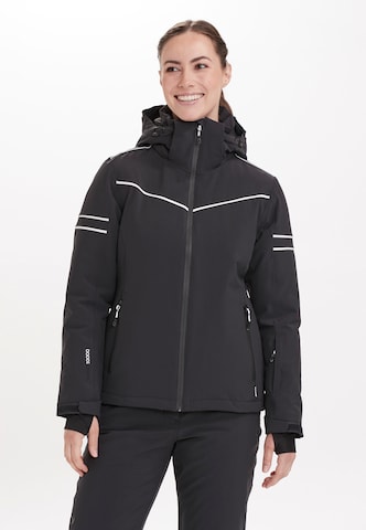 Whistler Outdoor Jacket 'Doom' in Black: front