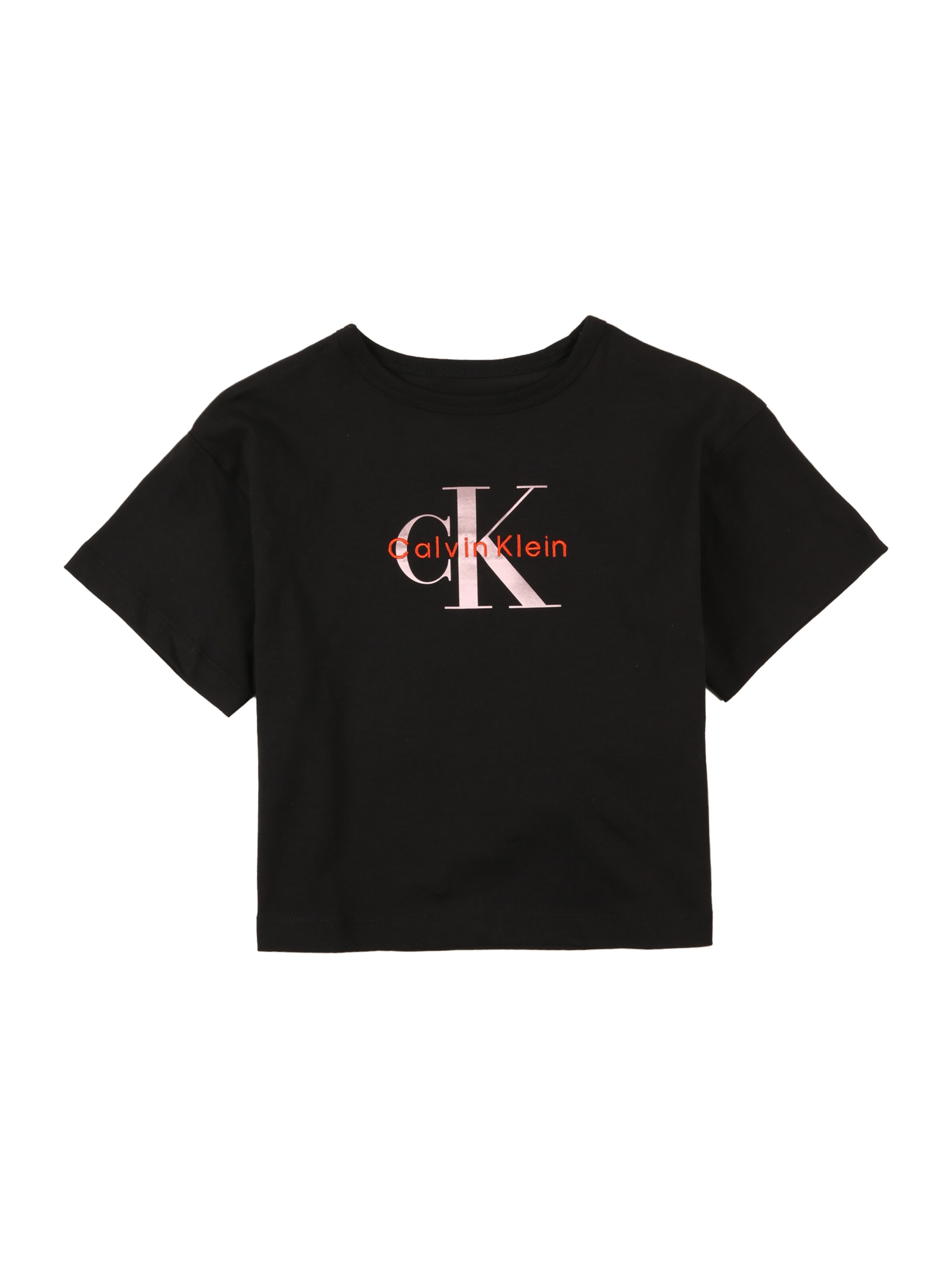 Calvin Klein Jeans - Camiseta en negro: frente
