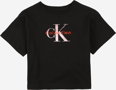 104 dydžio Marškinėliai iš Calvin Klein Jeans, spalva – rožinio aukso spalva / oranžinė / juoda, Prekių apžvalga