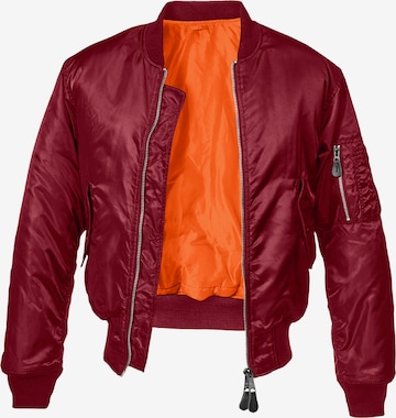 Veste mi-saison Brandit en rouge : devant