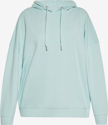 usha BLUE LABEL Sweatshirt in Groen: voorkant